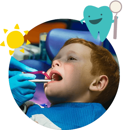 young boy visiting emergency dentist in Scottsdale
